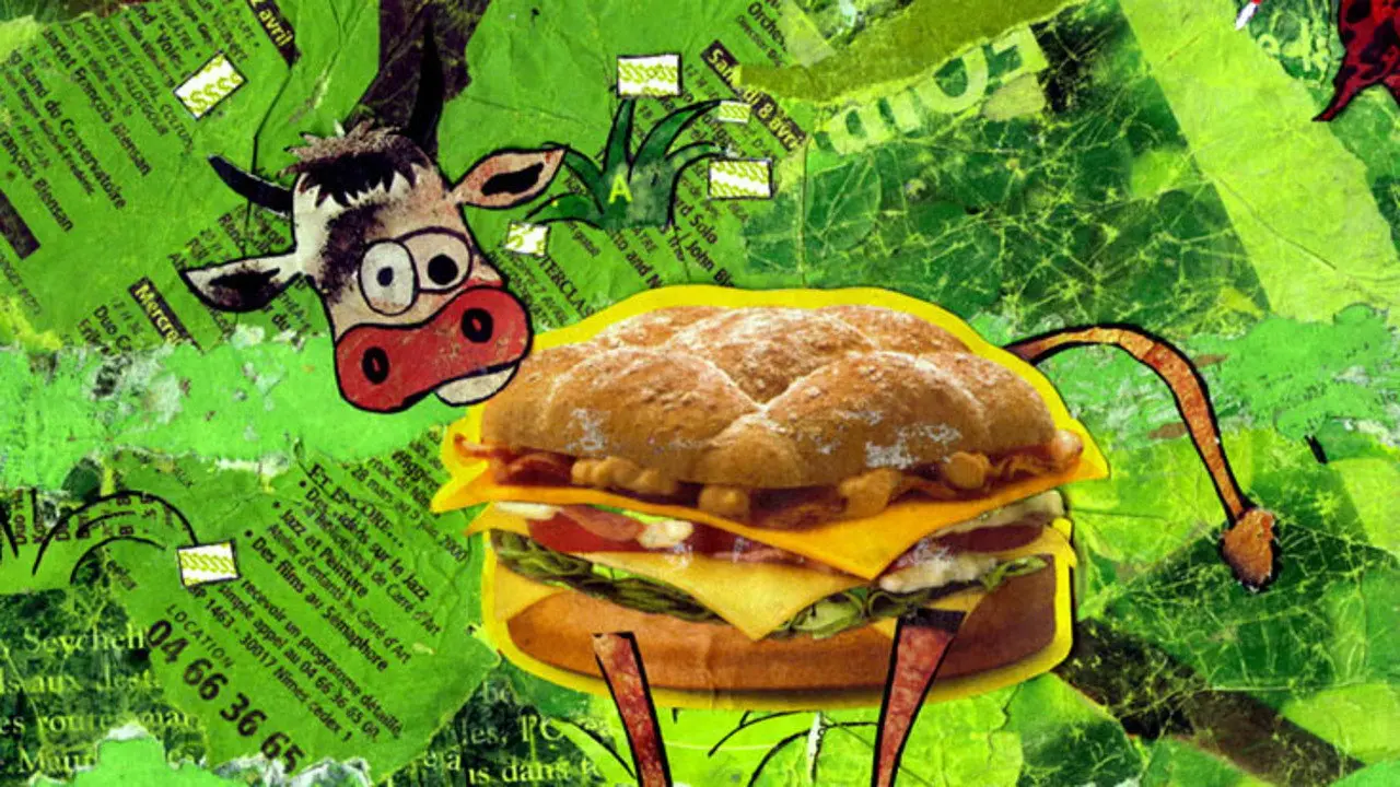 Burger Burp's & the Happy Farmer backdrop