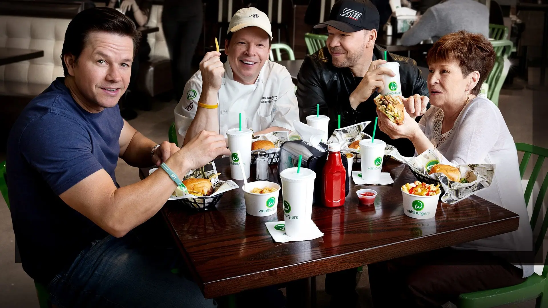Wahlburgers backdrop