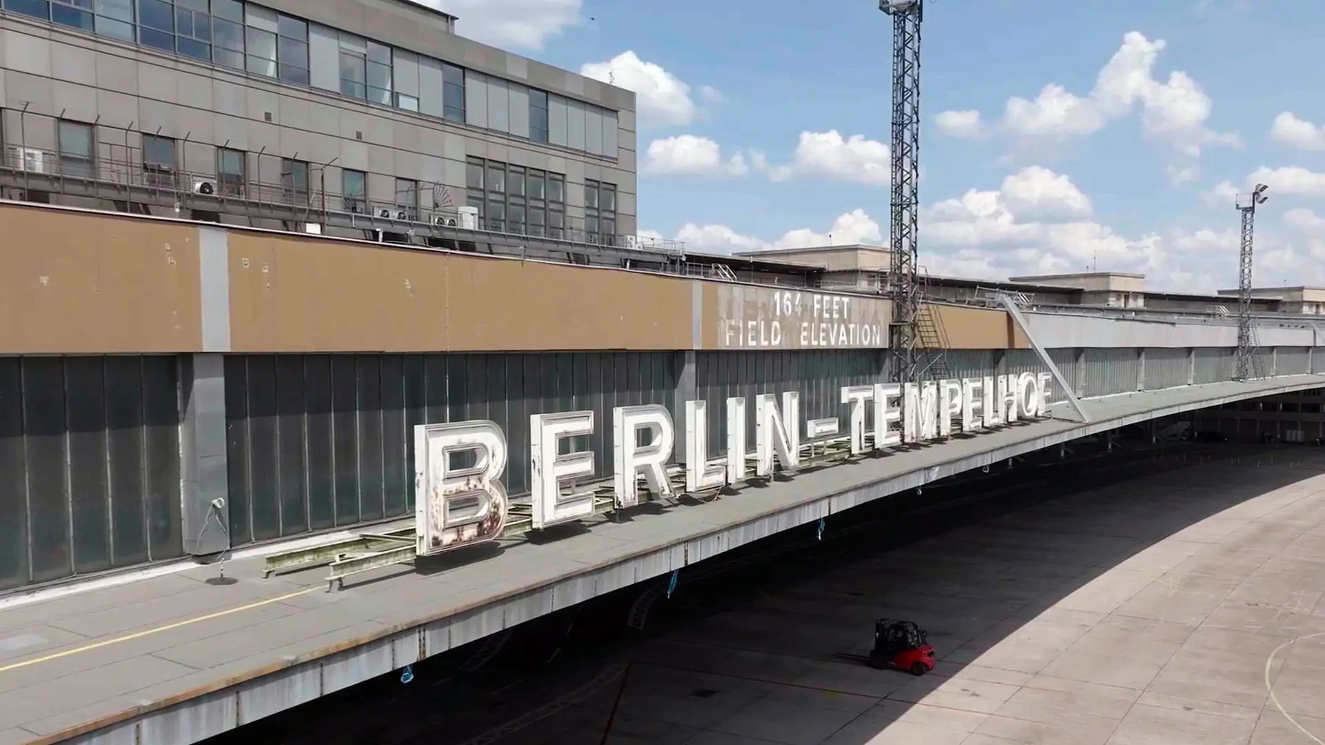 Berlin Tempelhof Airport - Gateway to Freedom backdrop