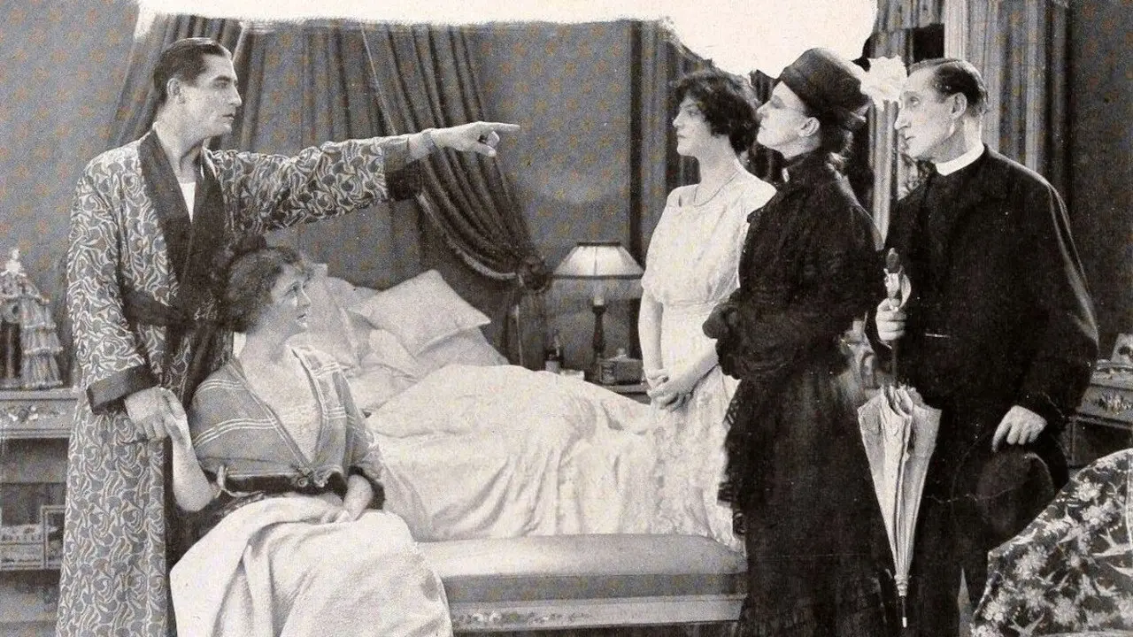 The Misleading Widow backdrop