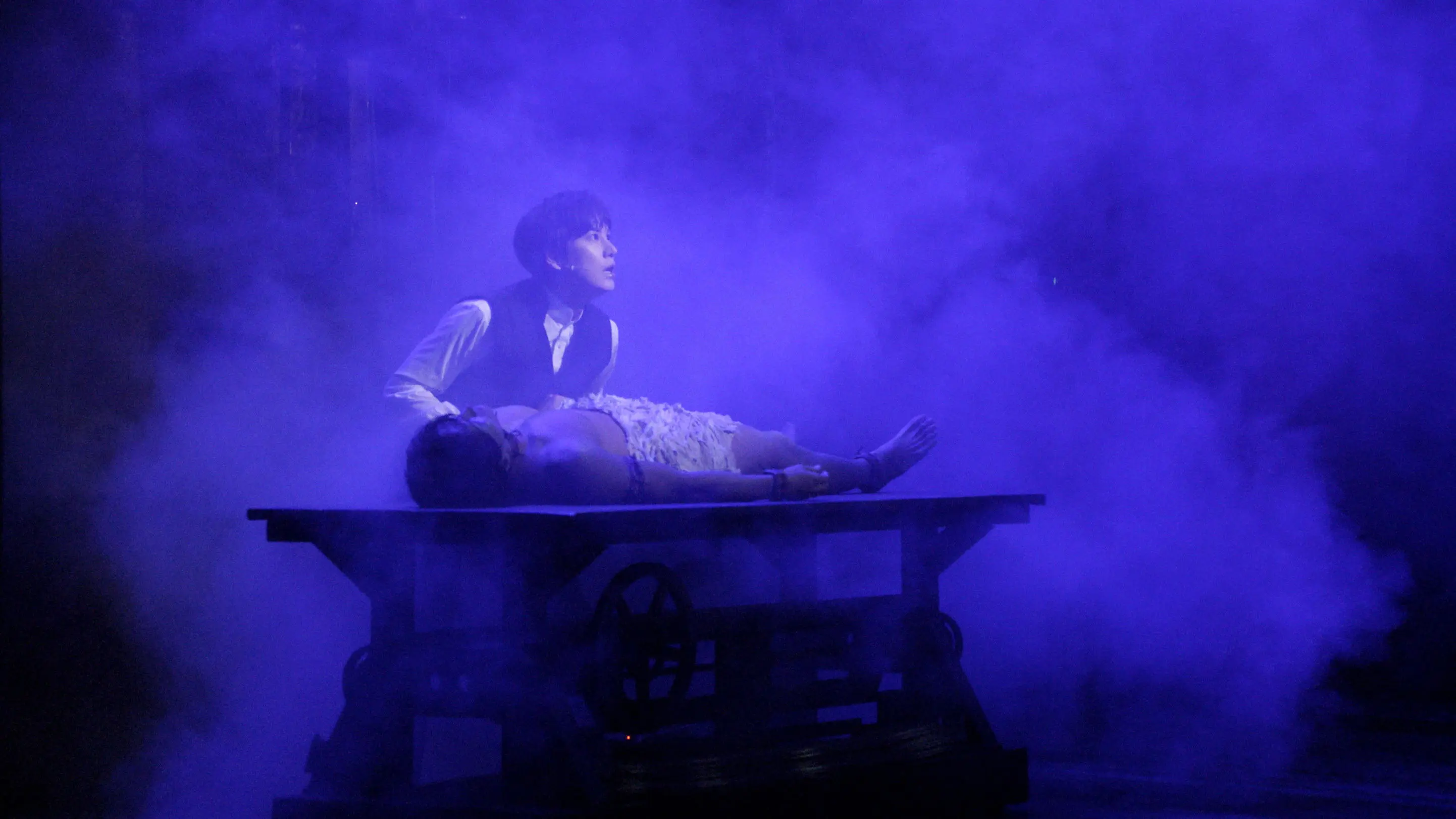 Frankenstein : The Musical Live backdrop