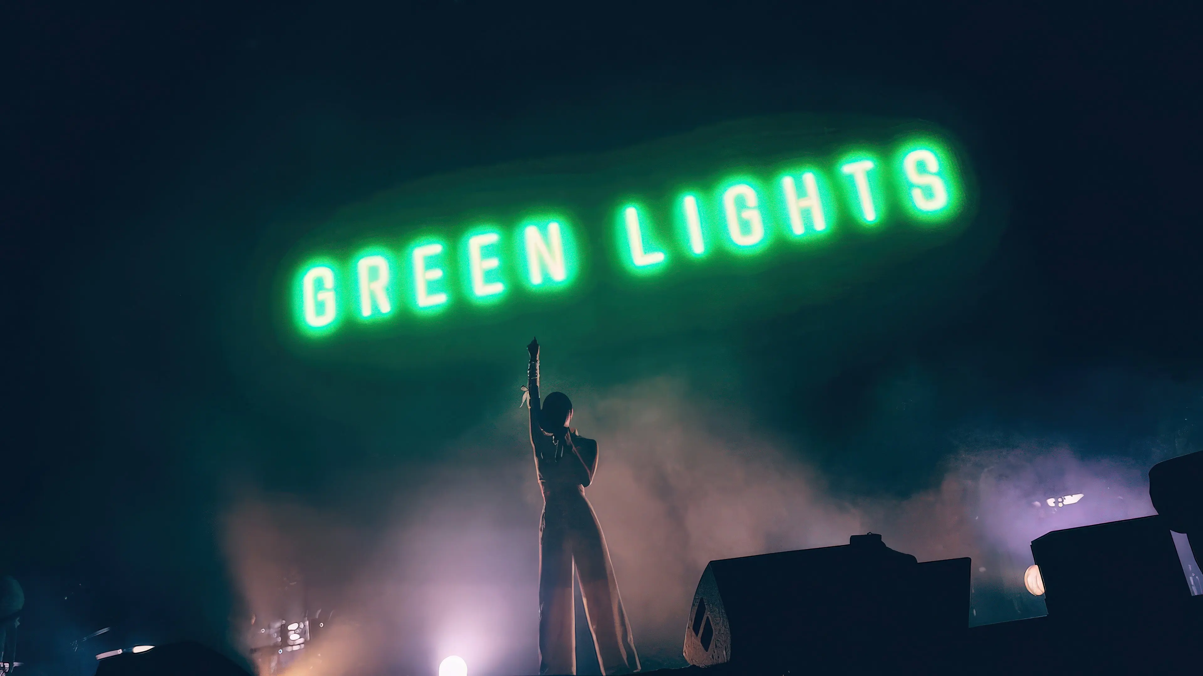 milet 5th anniversary live "GREEN LIGHTS" backdrop