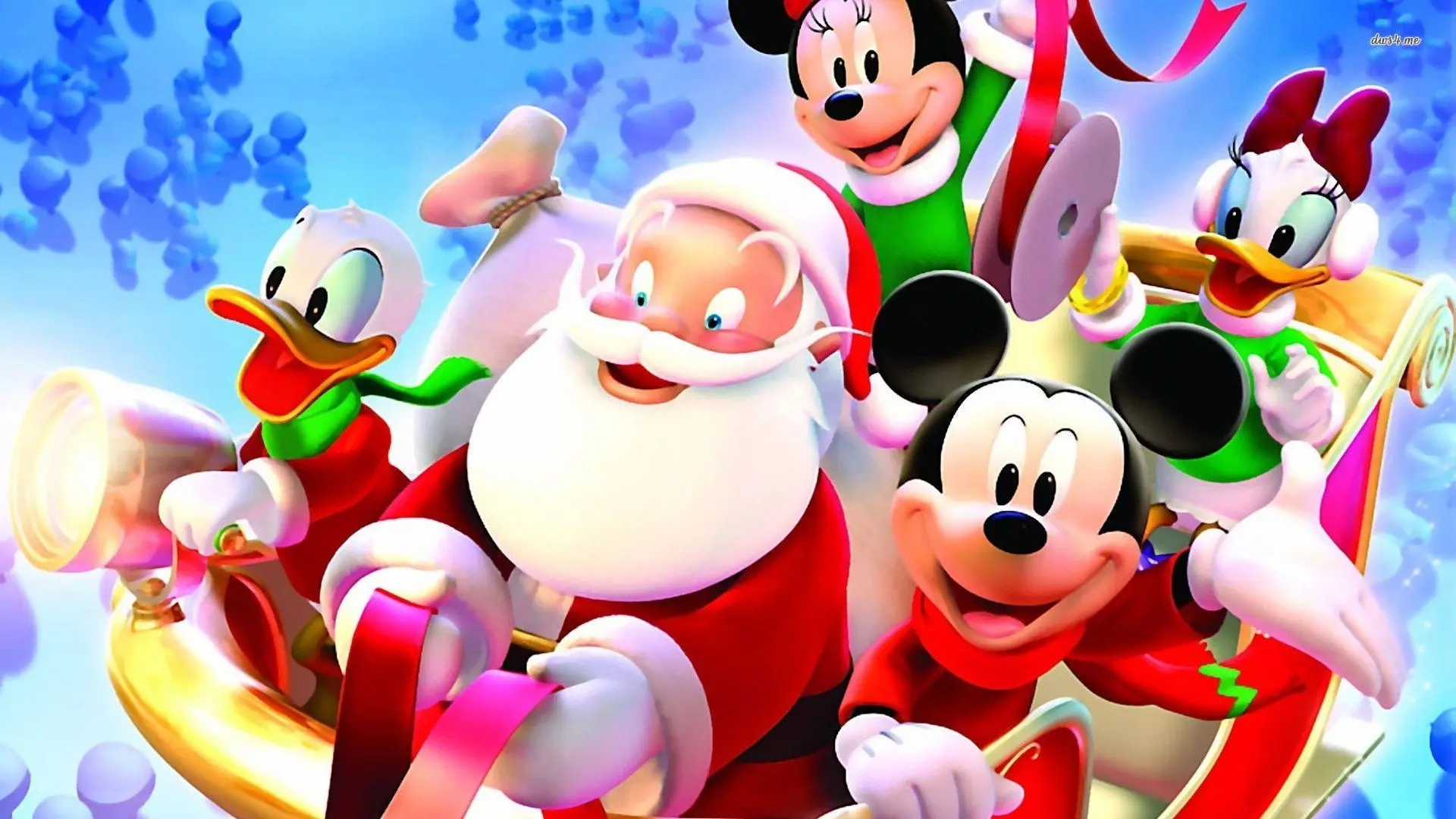 Mickey Mouse Clubhouse - Mickey Saves Santa backdrop