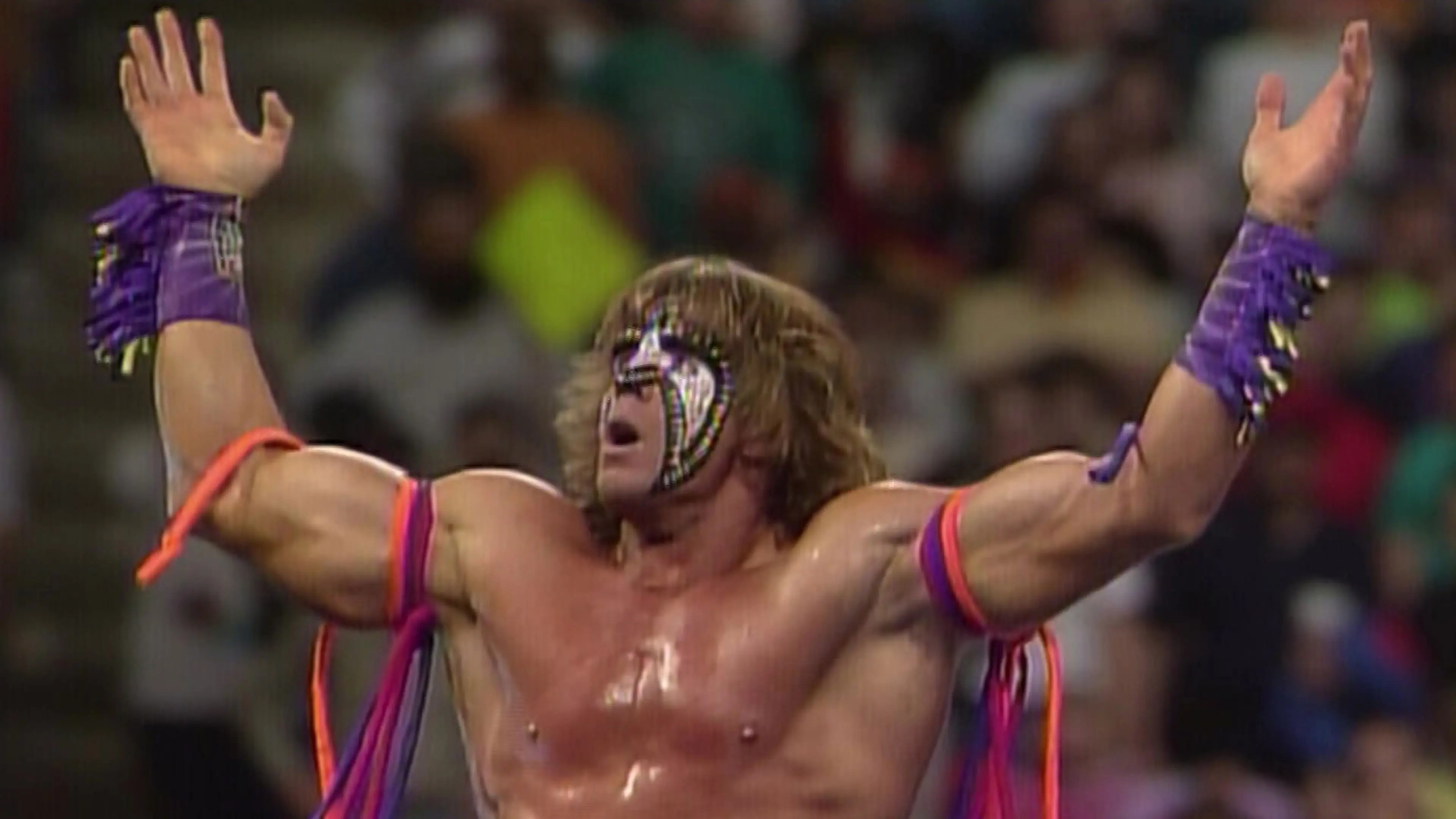 The Ultimate Warrior backdrop