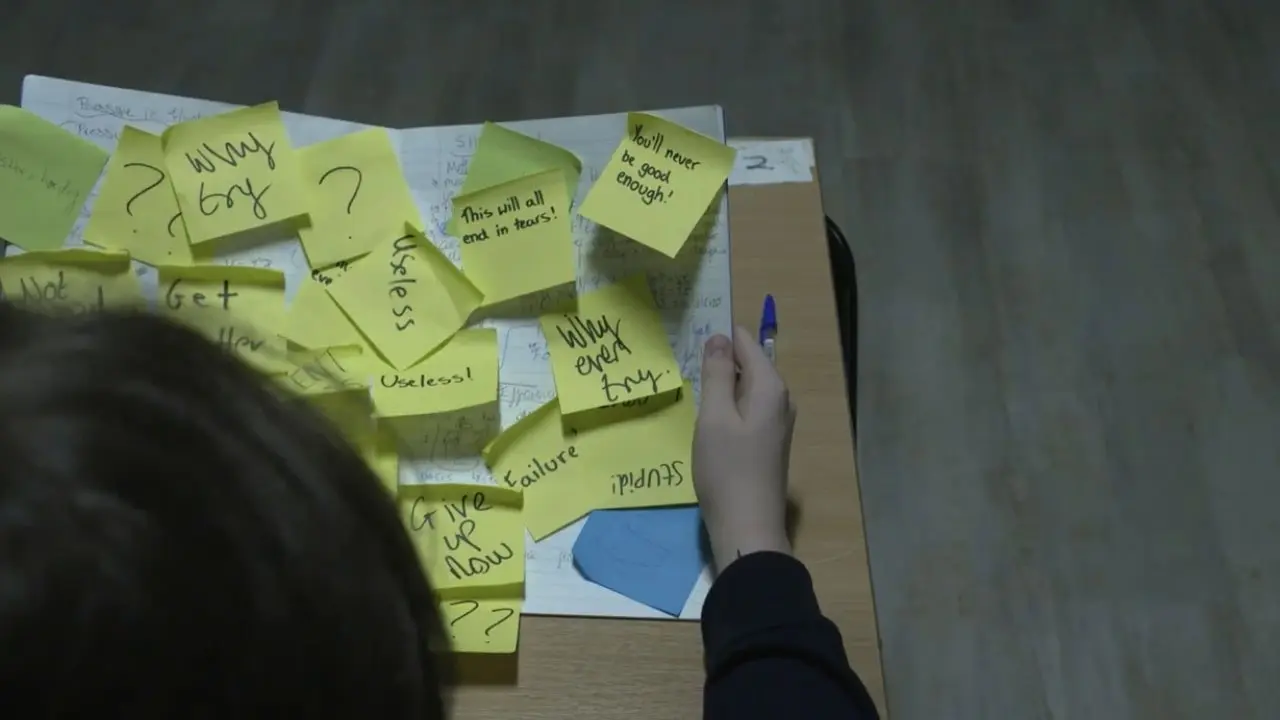 Sticky Notes backdrop