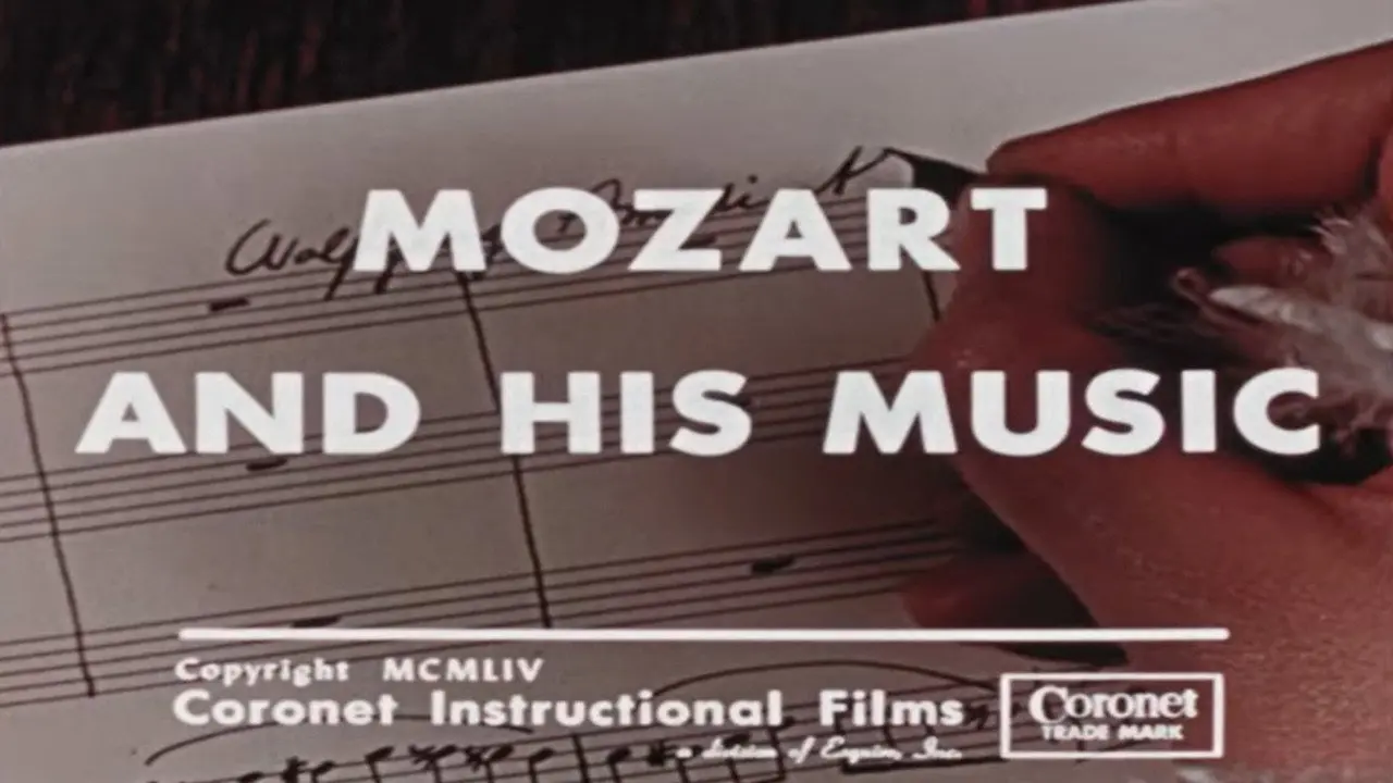 Mozart and His Music backdrop