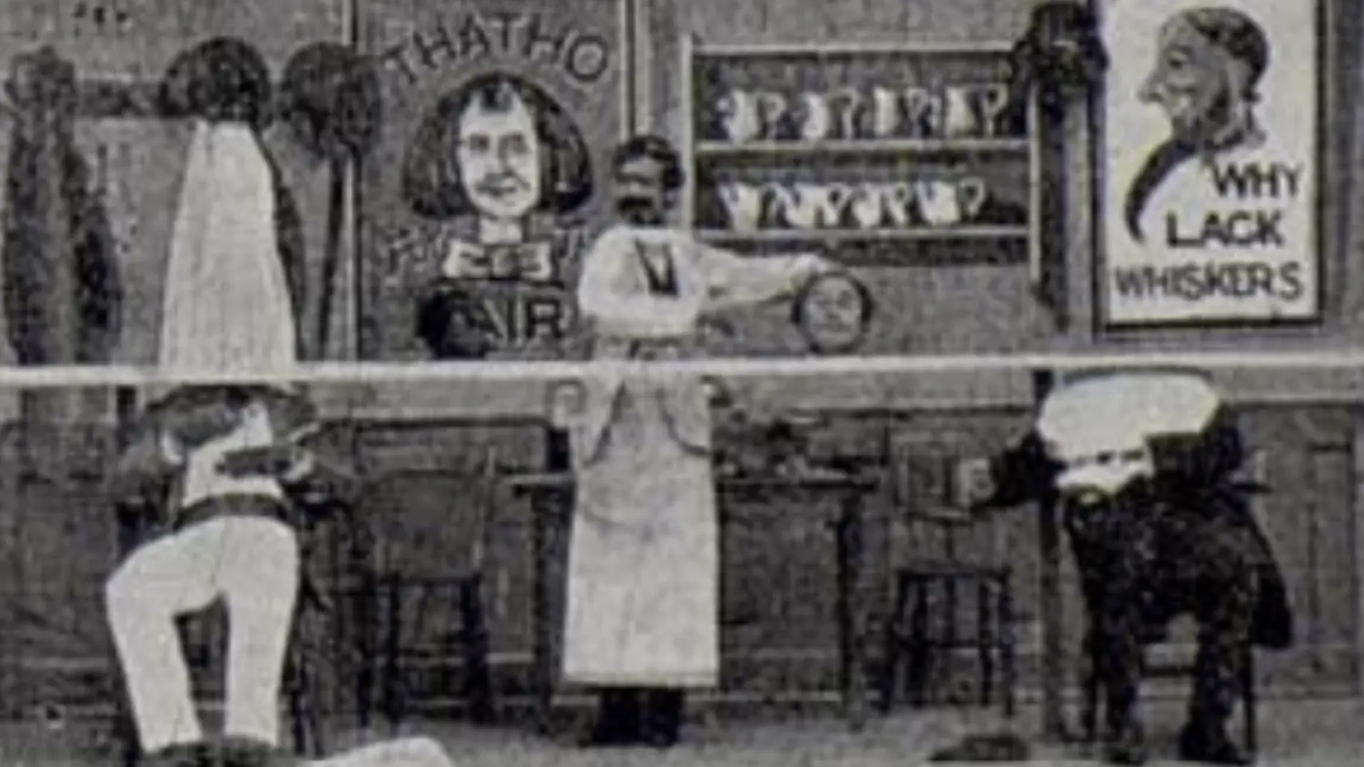 The Freak Barber backdrop