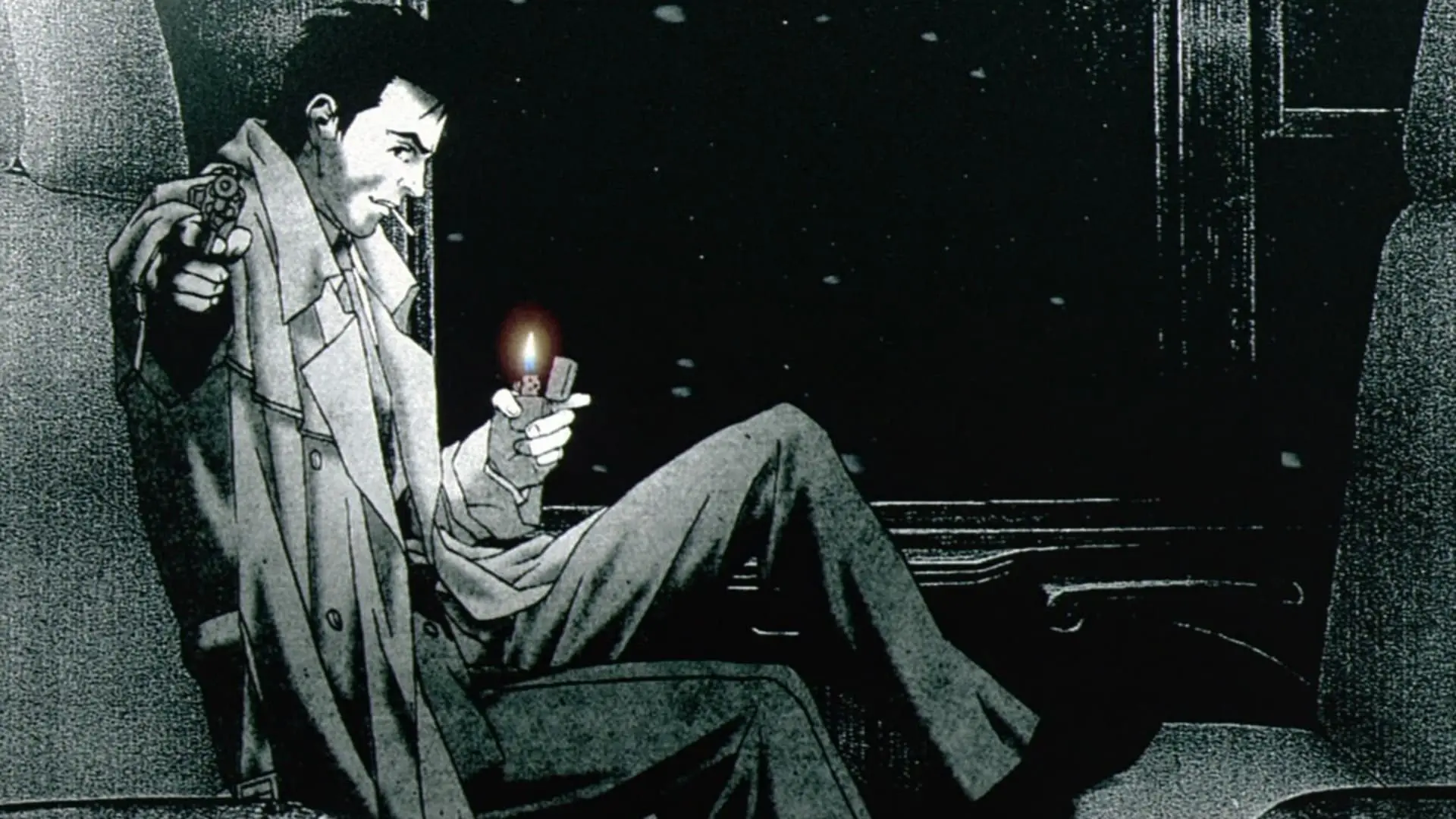 A Detective Story backdrop