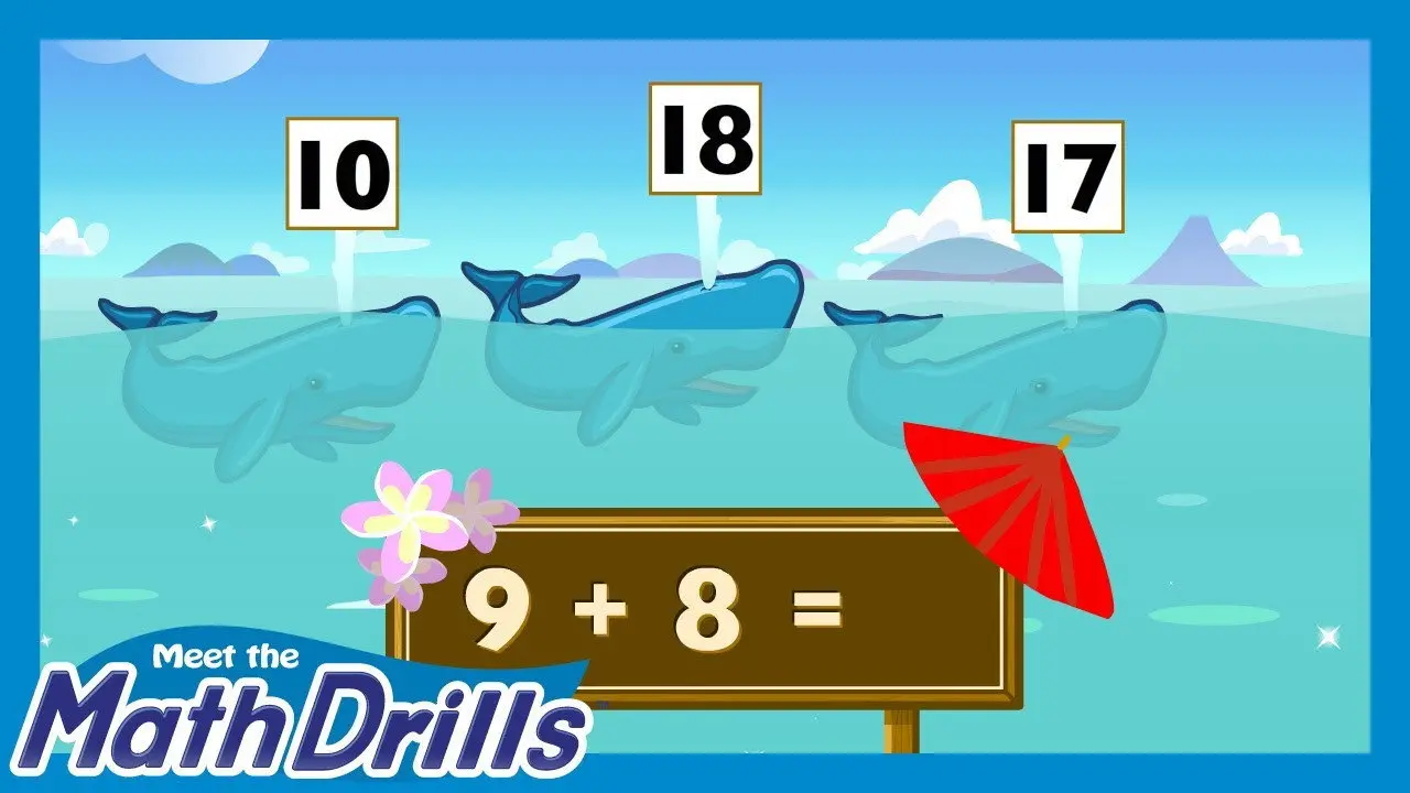 Meet the Math Drills - Addition backdrop