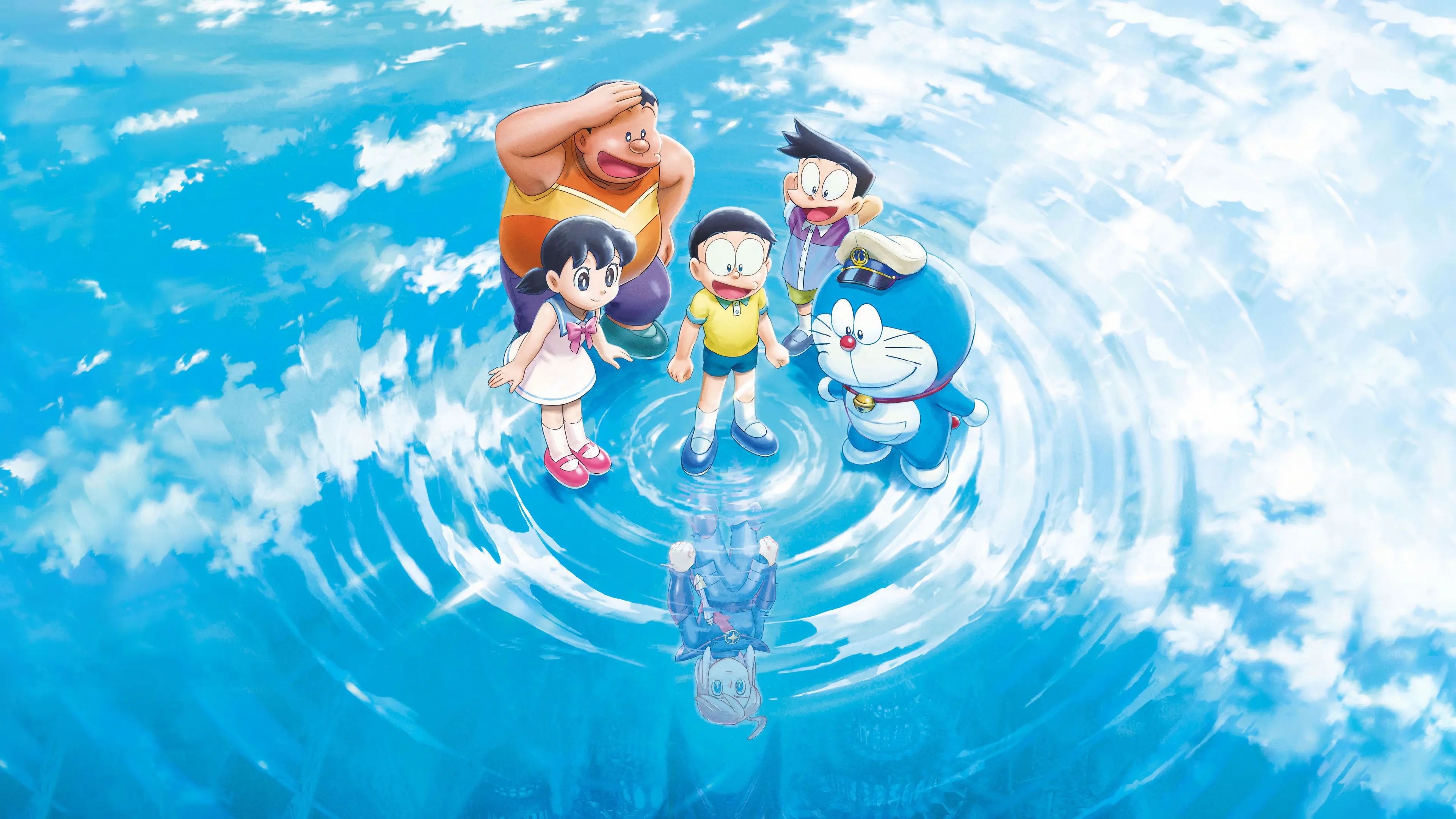 Doraemon the Movie: New Nobita and the Castle of the Undersea Devil backdrop
