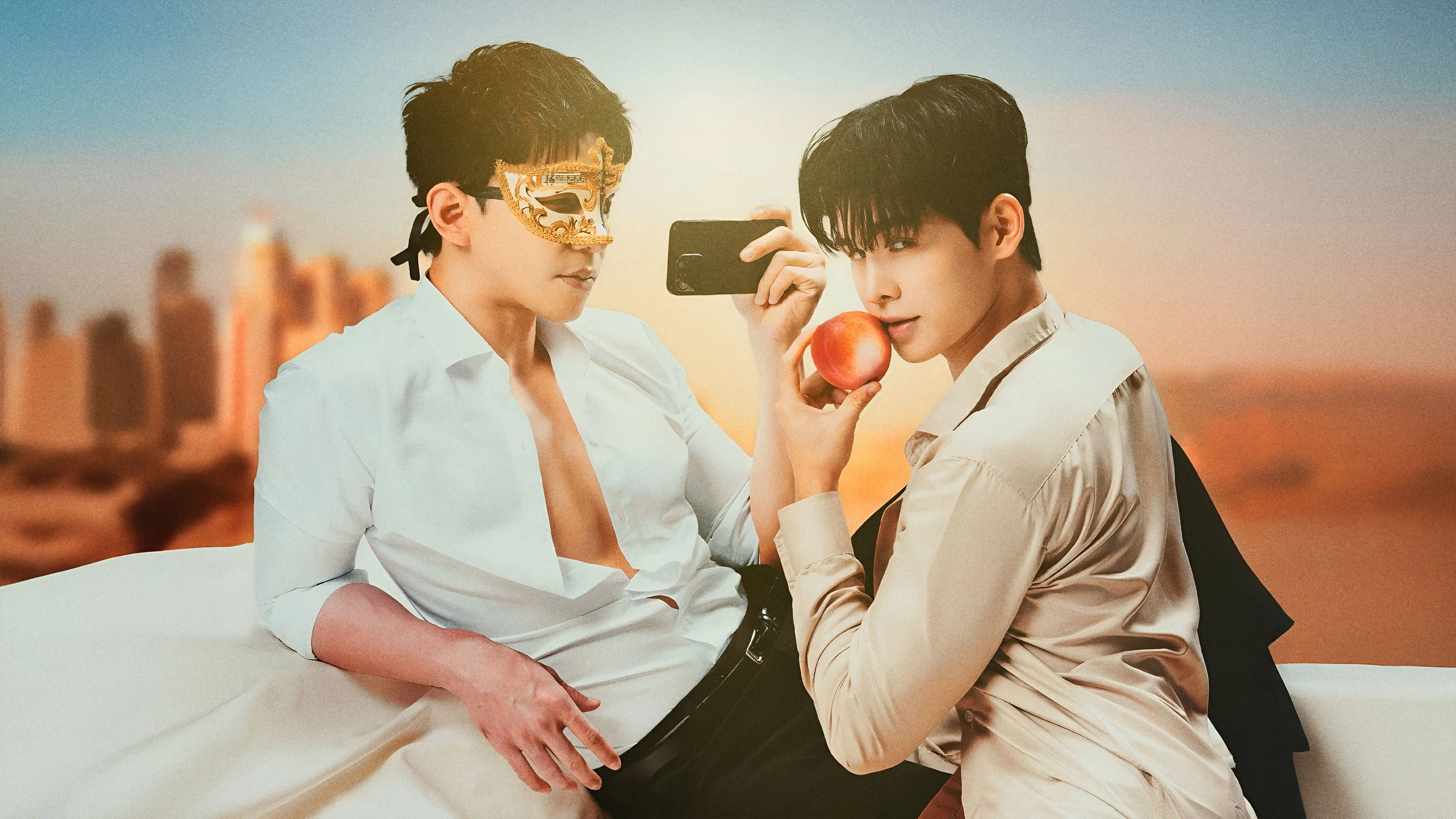 Peach Lover backdrop