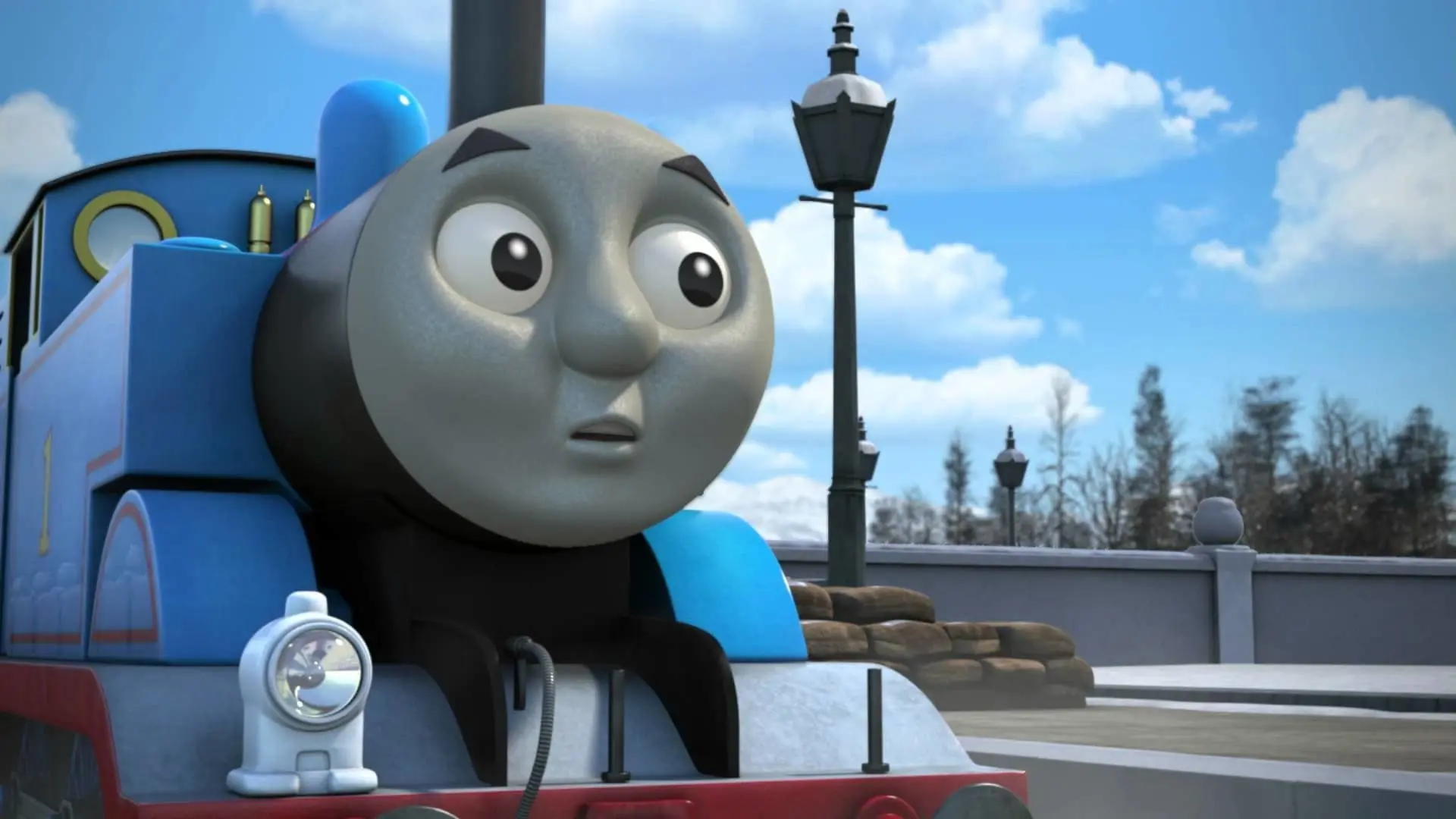Thomas & Friends: Thomas' Christmas Carol backdrop