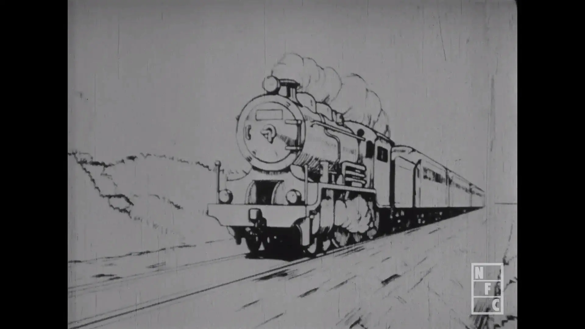 Taro's Toy Train backdrop