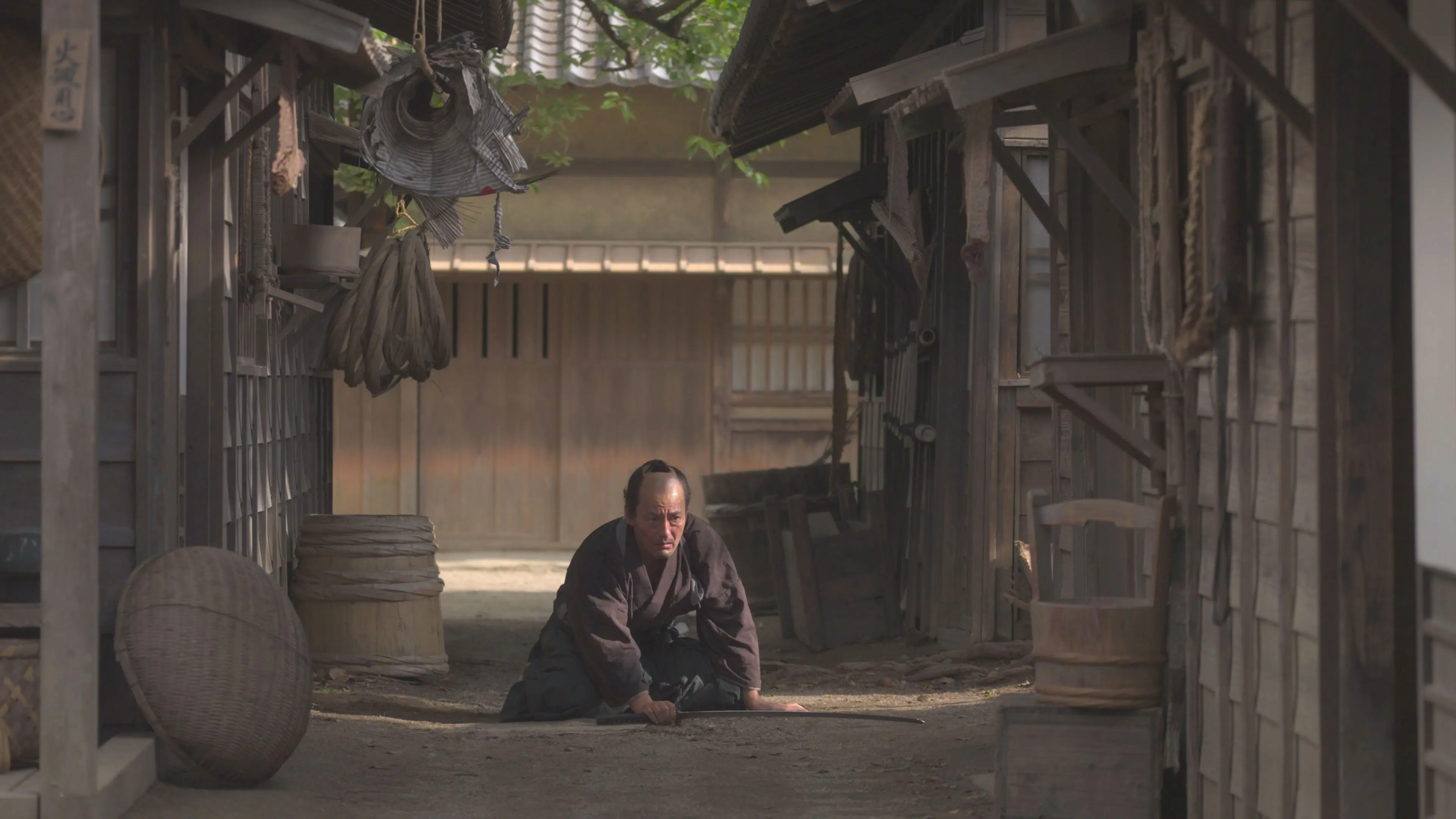 A Samurai in Time backdrop