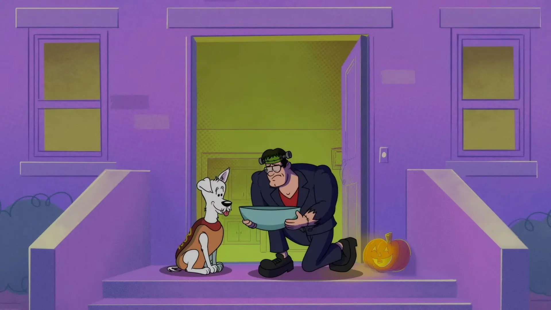 Krypto Saves the Day!: Halloween Havoc backdrop