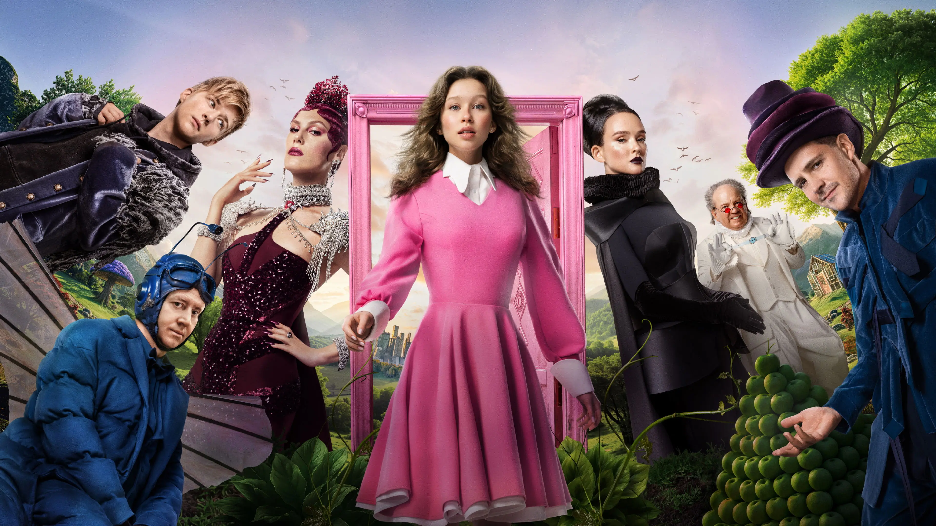 Alice in Wonderland backdrop