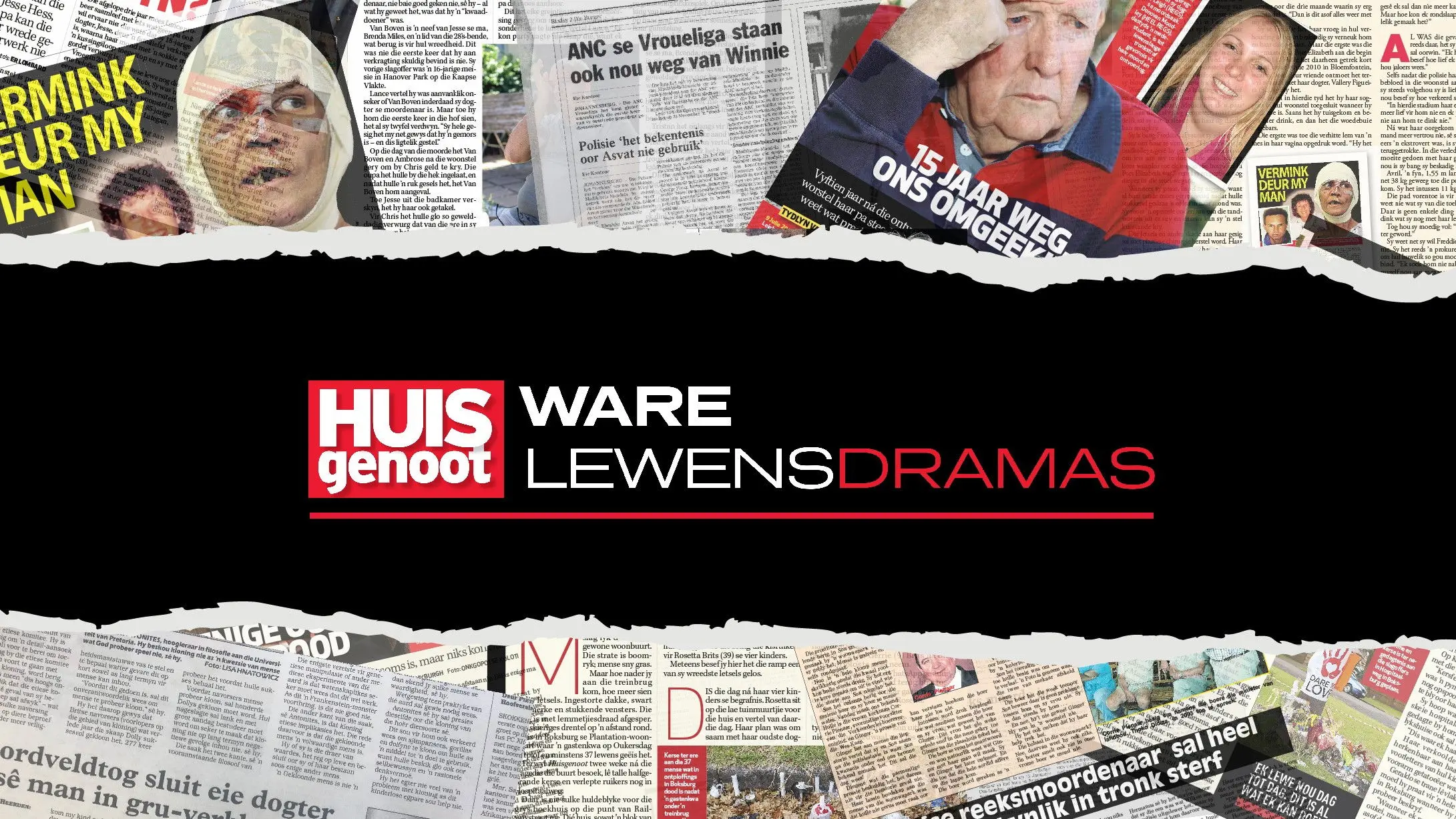 Huisgenoot: Ware Lewensdramas backdrop