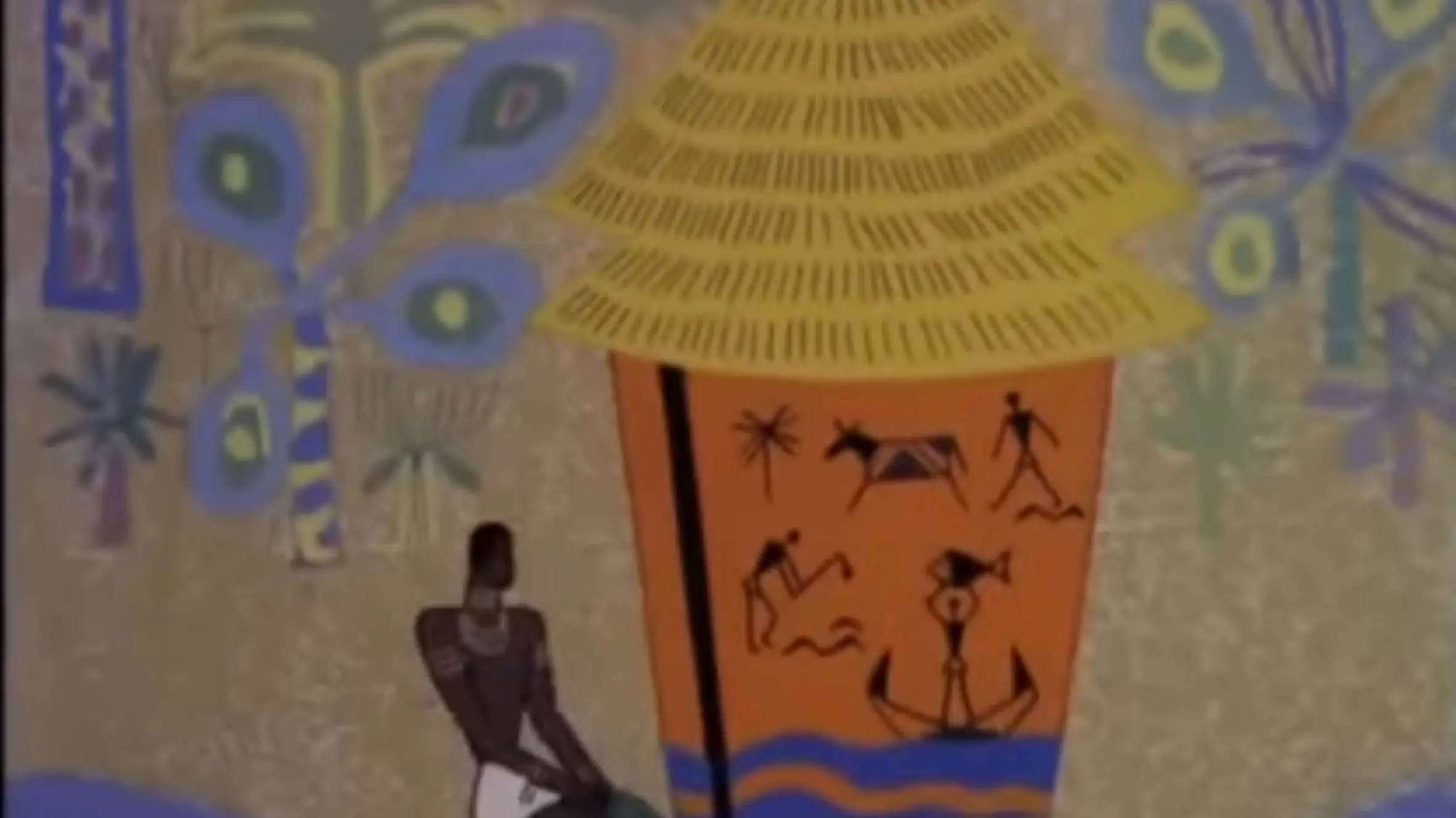 The African Tale backdrop