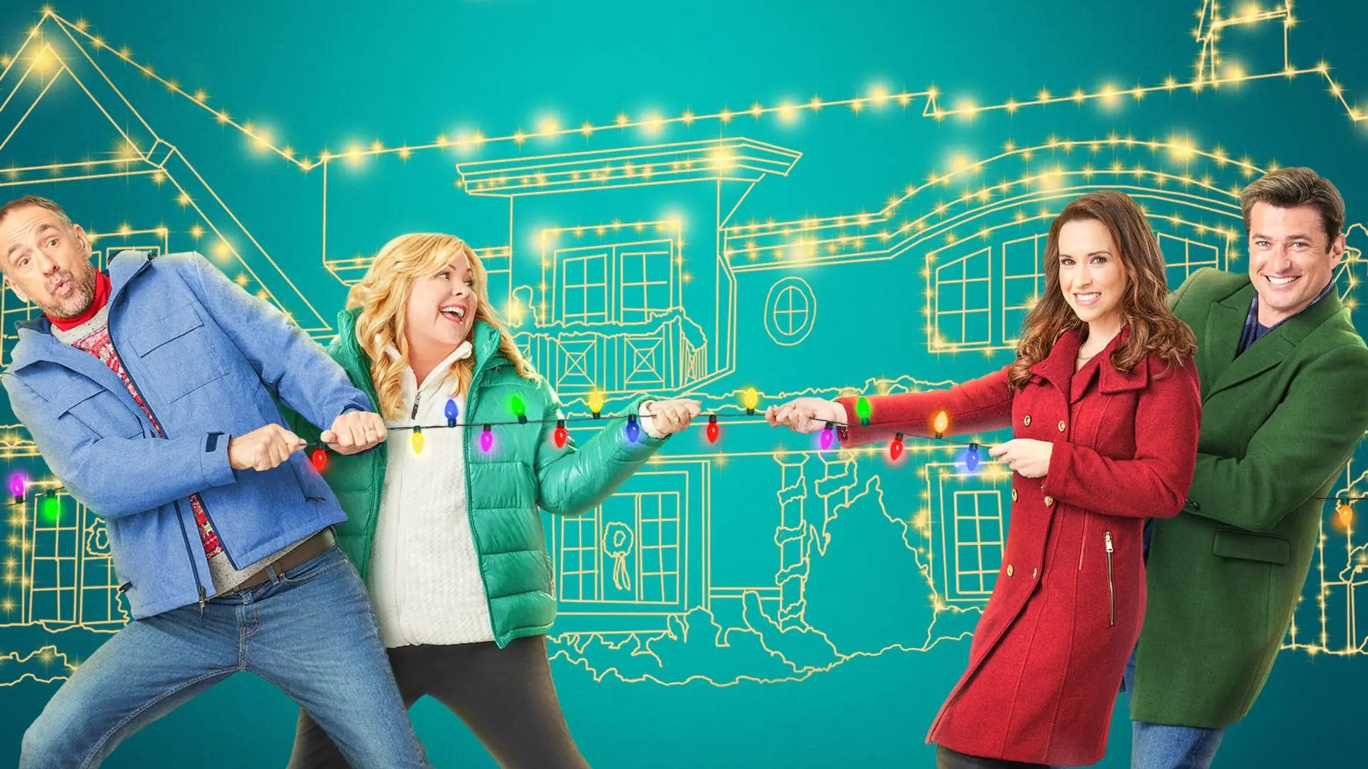 Haul Out the Holly: Lit Up backdrop