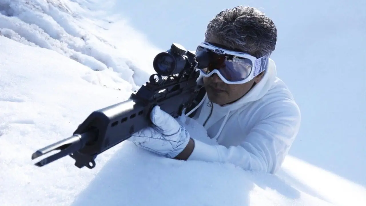 Vivegam backdrop