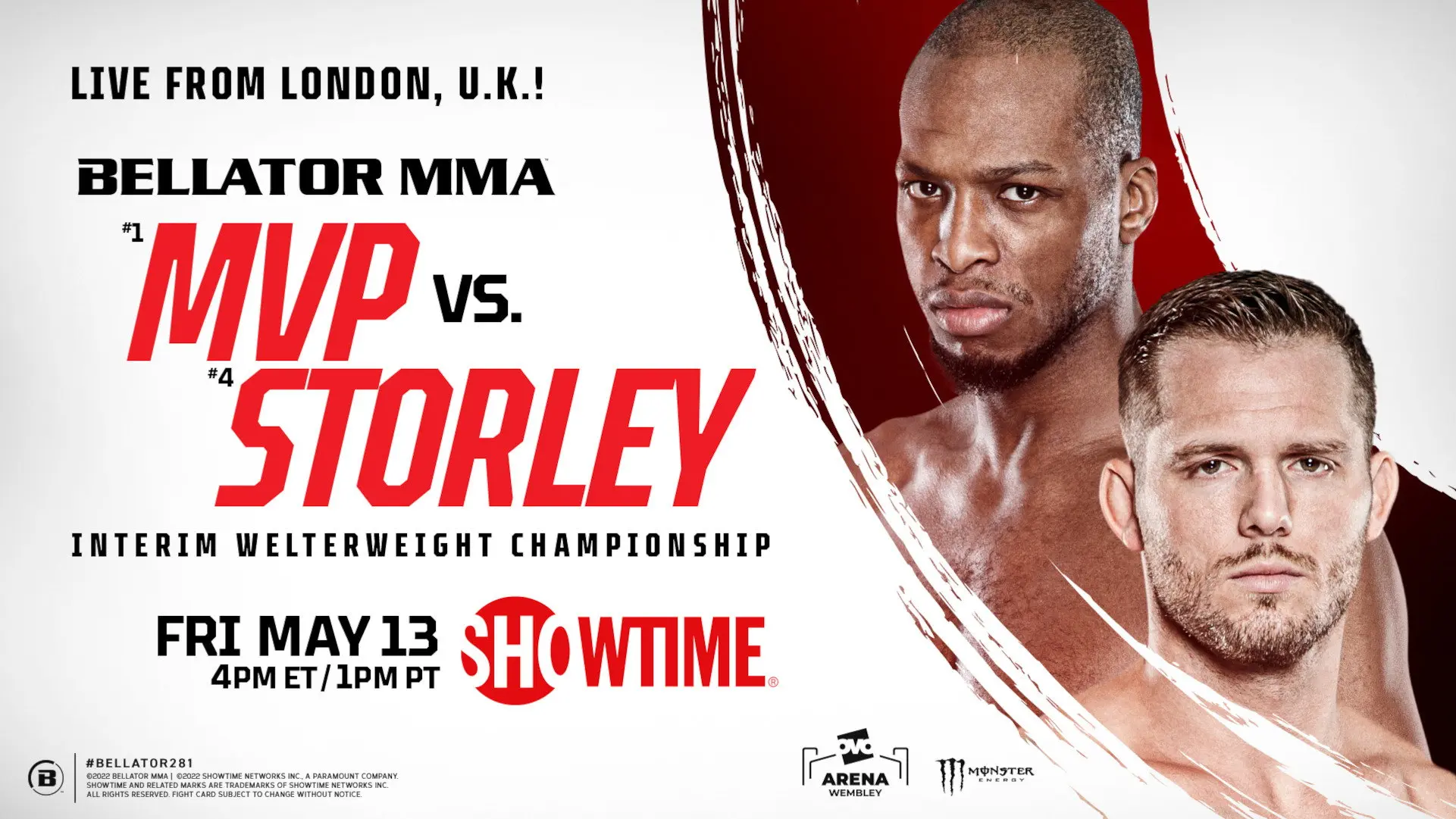 Bellator 281: MVP vs. Storley backdrop