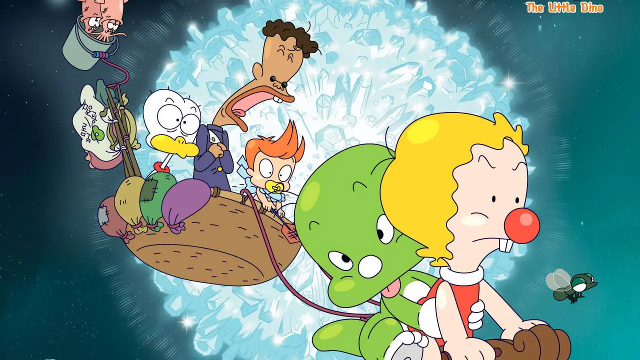 Dooly the Little Dinosaur backdrop