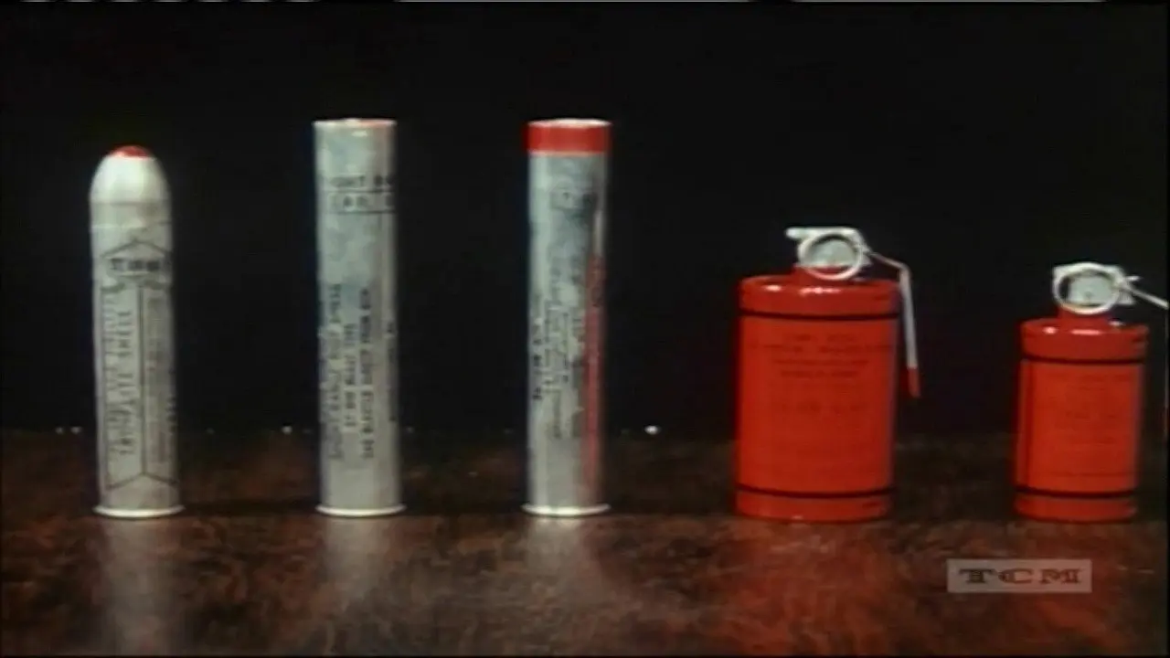 Tear Gas in Law Enforcement backdrop