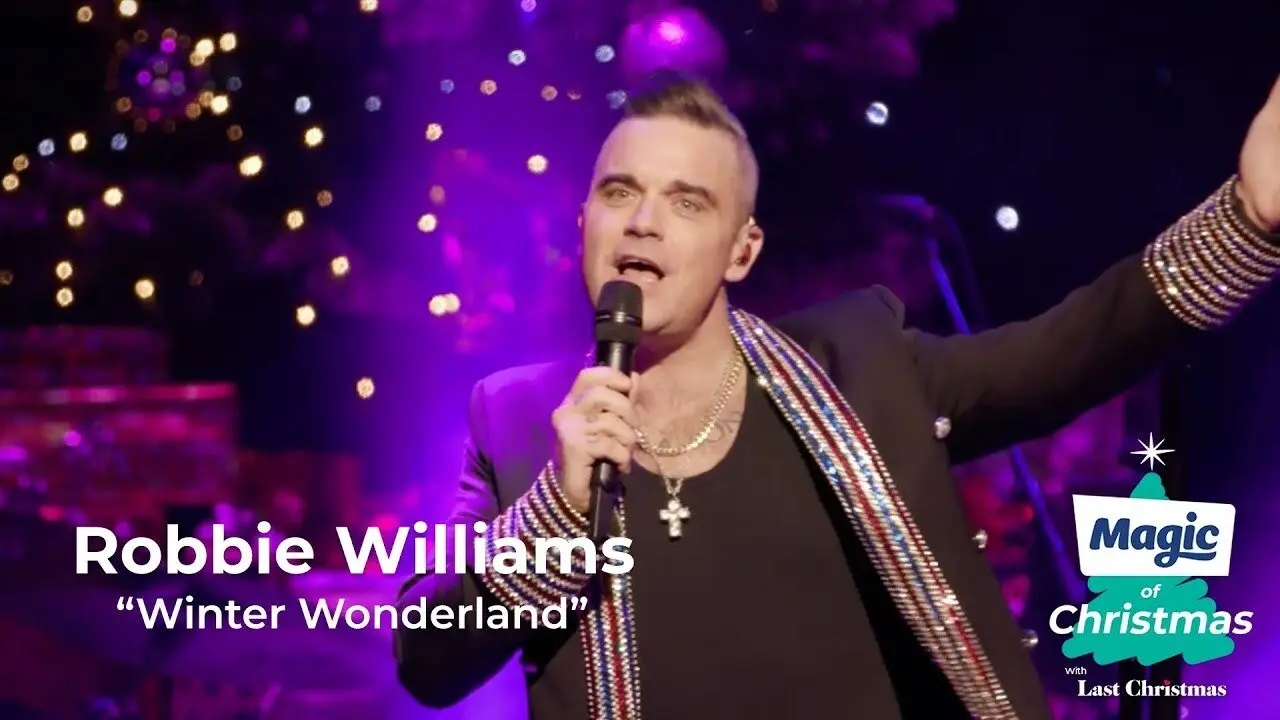 Robbie Williams - One Night At the Palladium backdrop