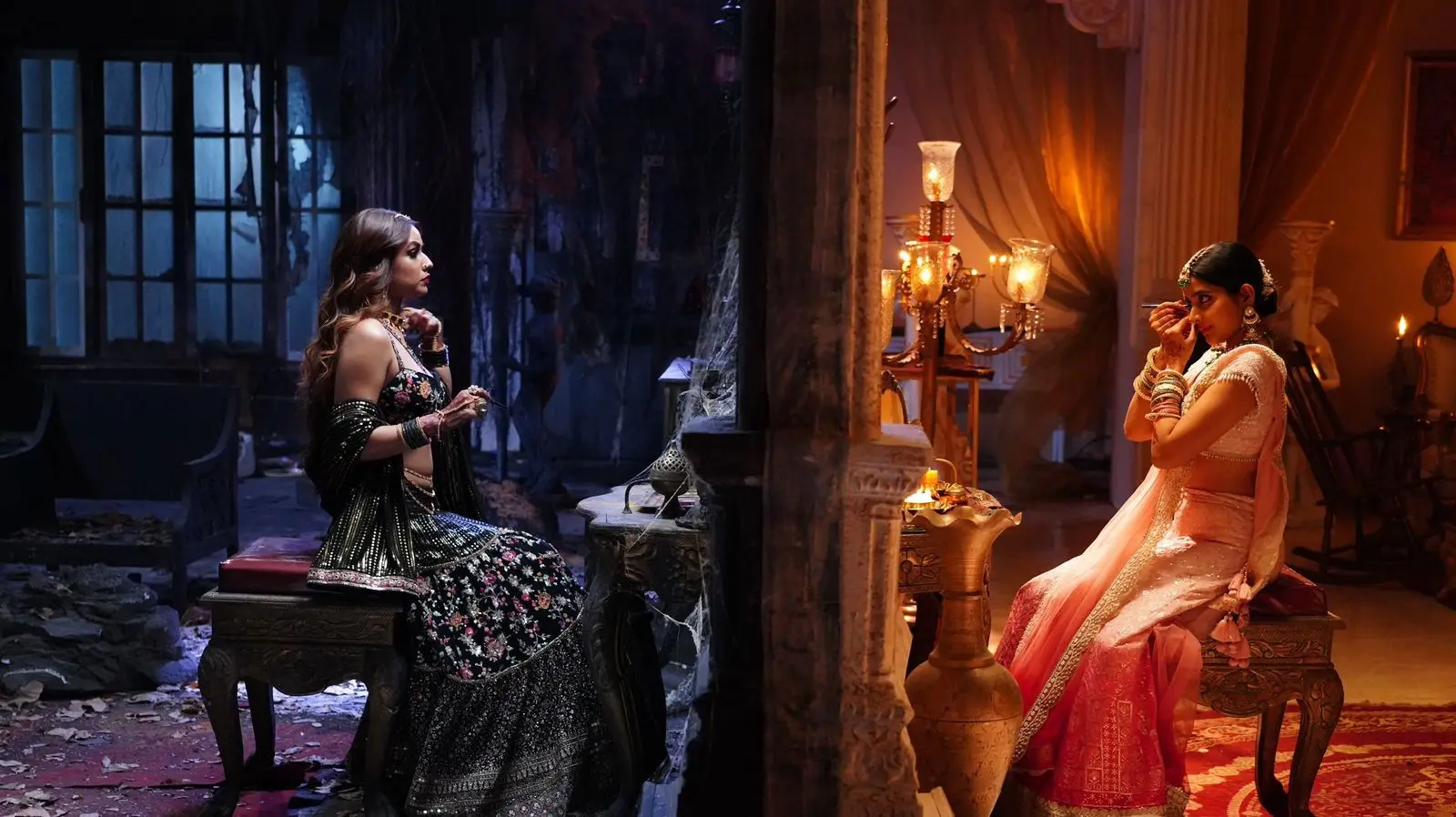 Suhagan Chudail backdrop