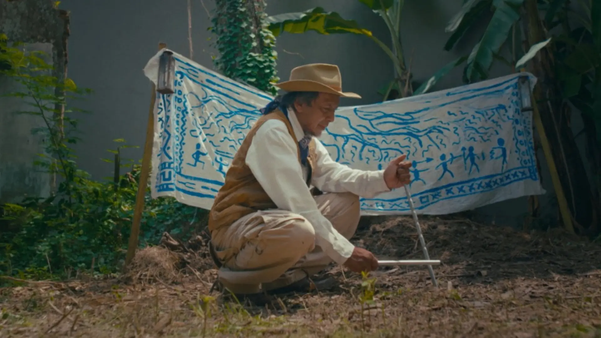 The Blue Worm backdrop