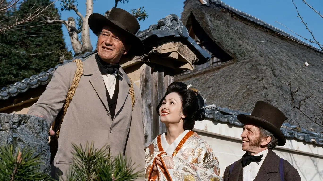 The Barbarian and the Geisha backdrop