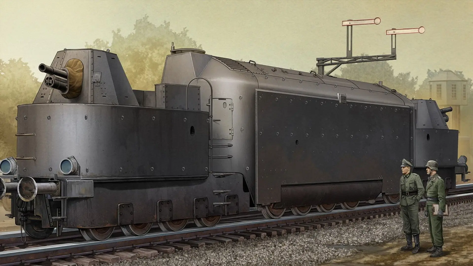 Trains At War backdrop