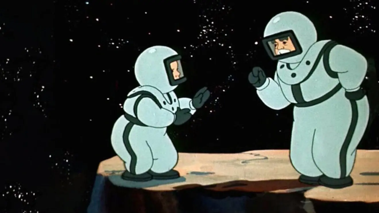 Flight to the Moon backdrop