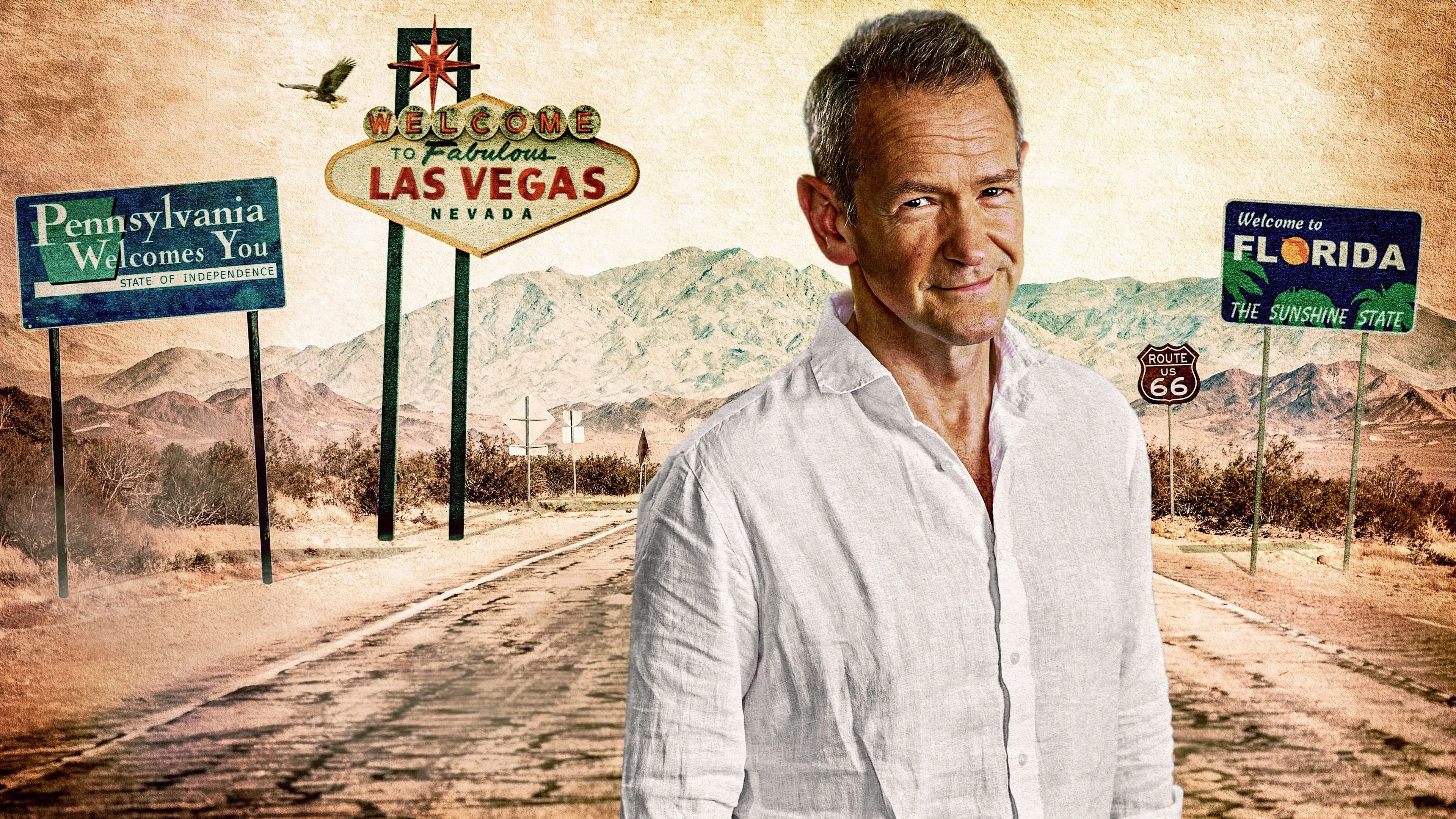 Alexander Armstrong Across America backdrop
