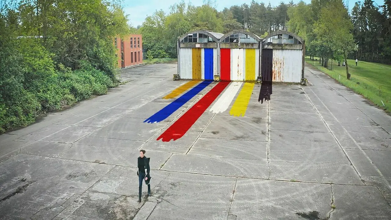De kleuren van Caspers backdrop