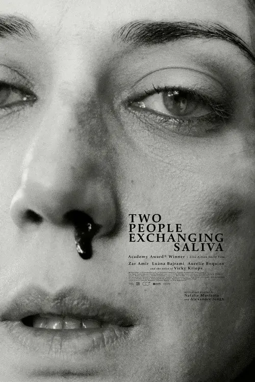 Two People Exchanging Saliva