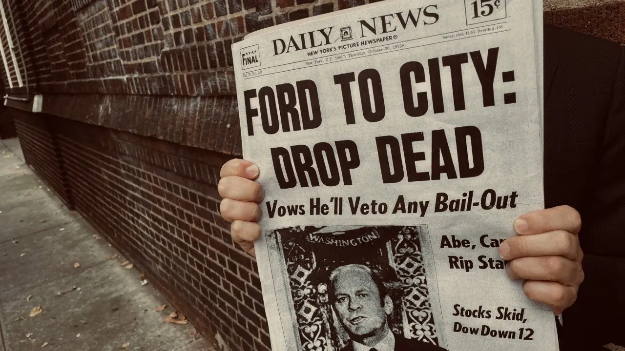 Drop Dead City backdrop
