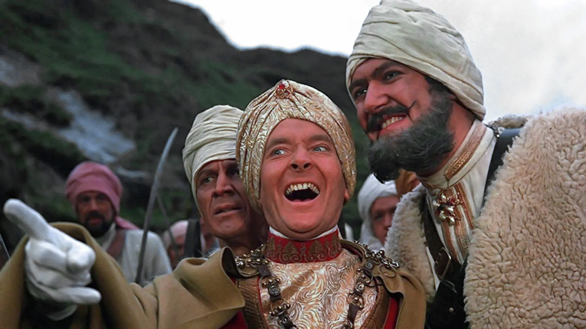 Carry On Up the Khyber backdrop