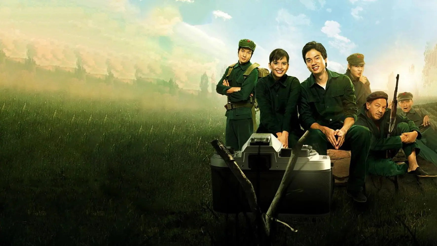 Blue Sky of Love backdrop