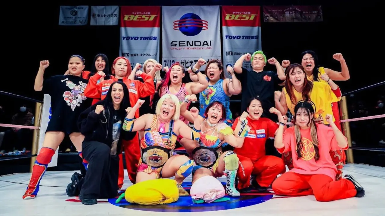 Sendai Girls' Pro-Wrestling backdrop