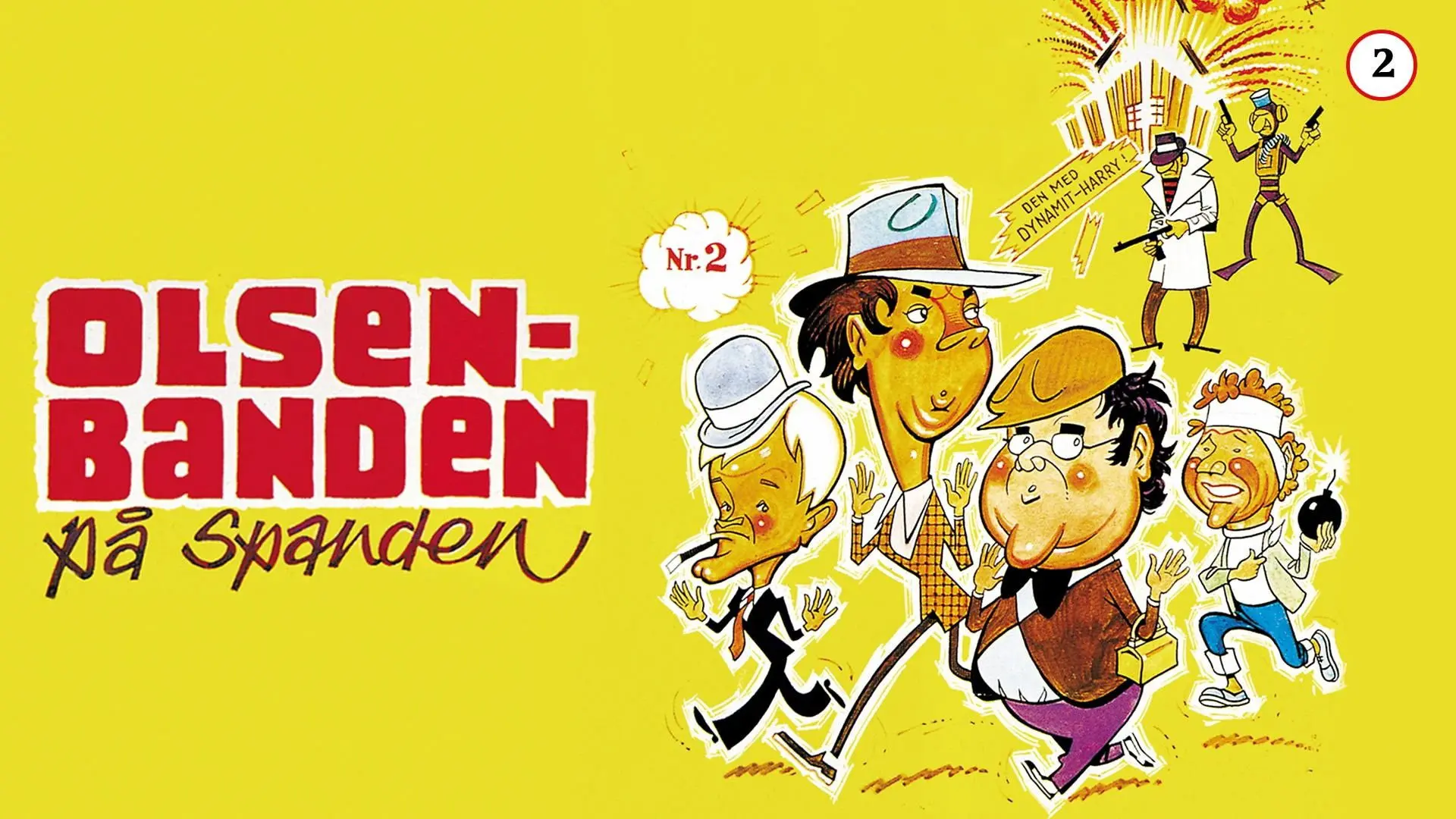 The Olsen Gang in a Fix backdrop