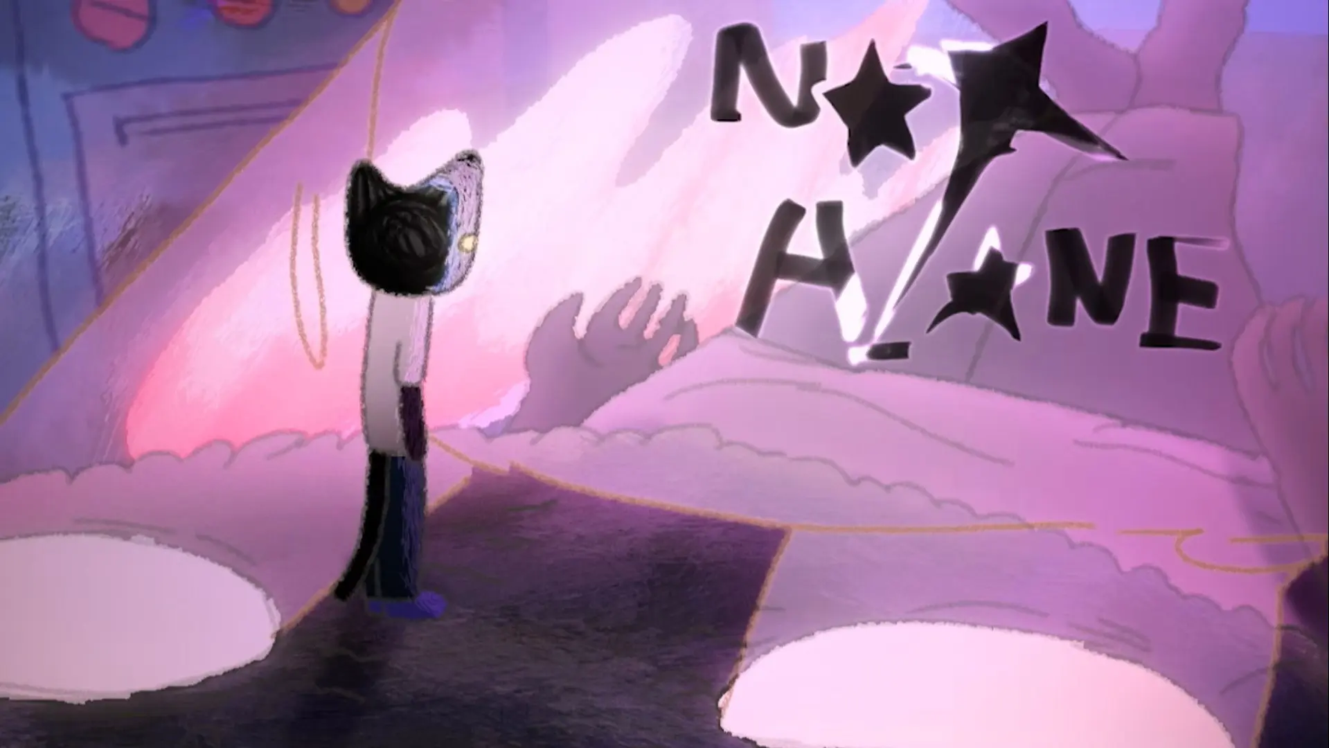 Not Alone backdrop