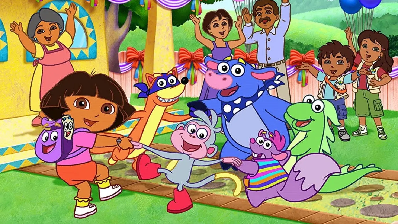 Dora the Explorer: Dora's Big Birthday Adventure backdrop