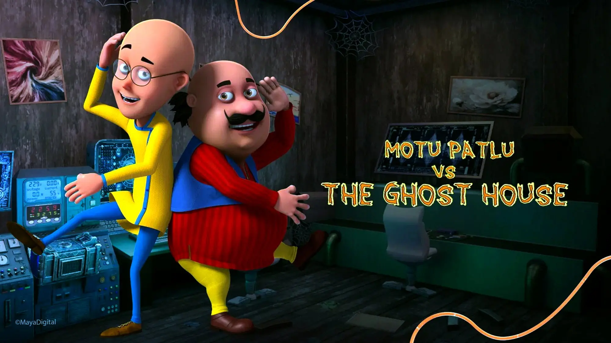 Motu Patlu vs the Ghost House backdrop