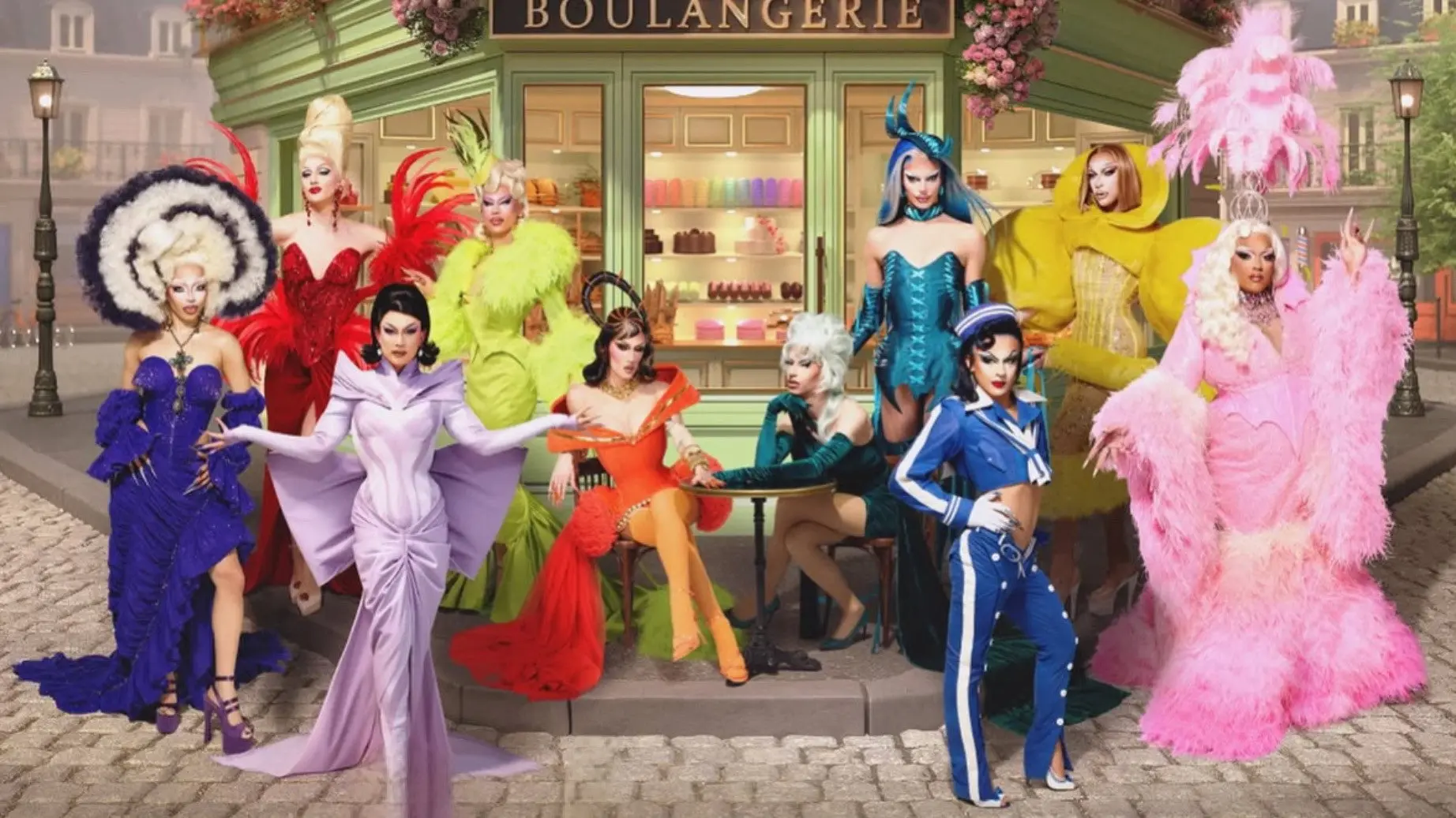 Drag Race France backdrop