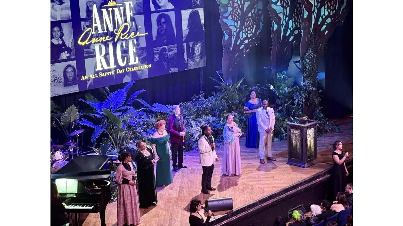 Anne Rice, An All Saints' Day Celebration Event backdrop