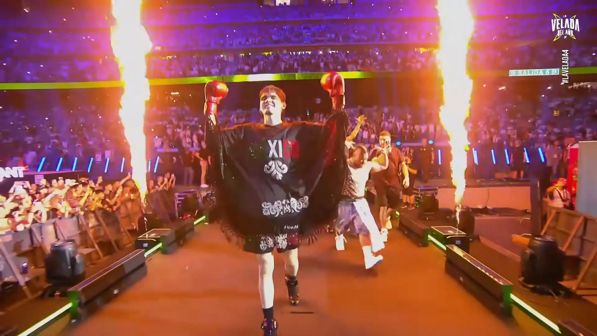 El cuarto round backdrop