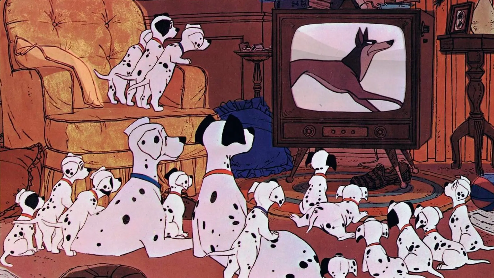 One Hundred and One Dalmatians backdrop