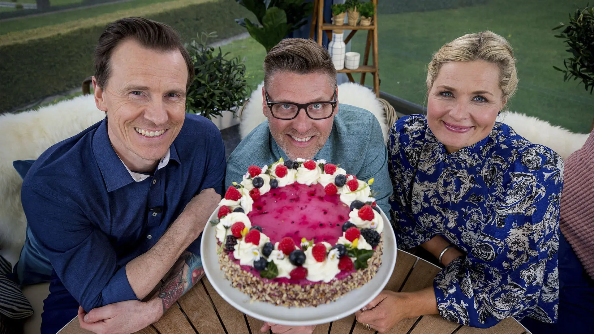 Den store bagedyst backdrop