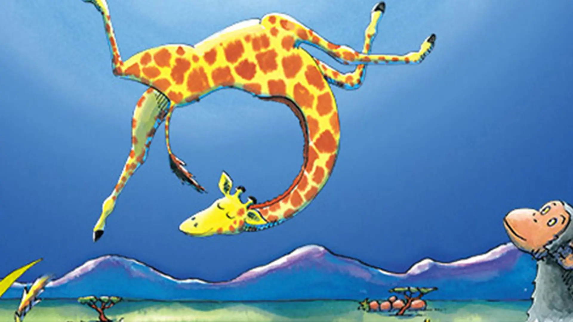 Giraffes Can't Dance backdrop